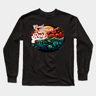 Great Barrier Reef Design Long Sleeve T-Shirt